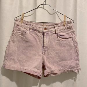 Lavender Acid Wash Shorts